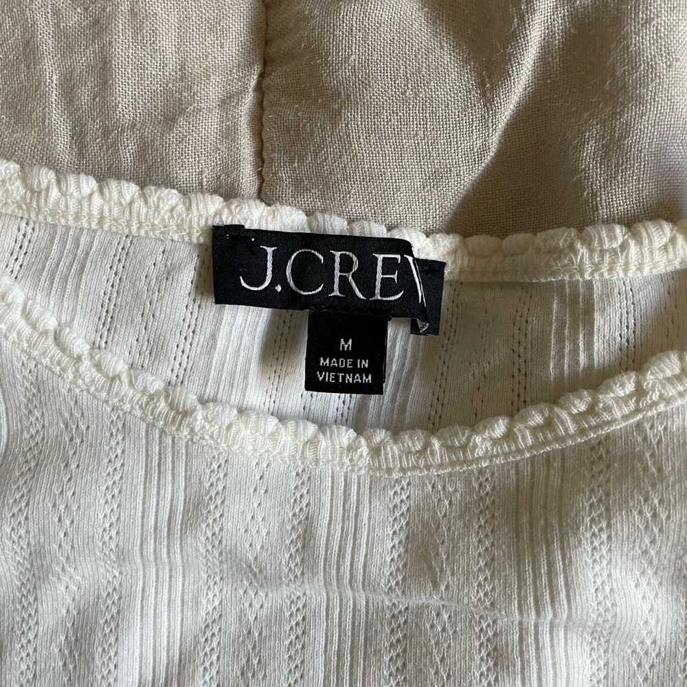 J Crew Pointelle Set in White - Picture 3 of 6